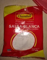 Quantité de sucre dans salsa blanca Chevalier