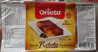 Cantidad de azúcar en Dulce de Batata con Chocolate