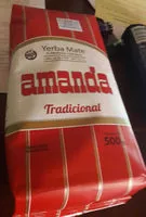 Sucre et nutriments contenus dans Amanda