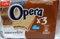 Cantidad de azúcar en Opera x3 Chocolate