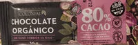 Cantidad de azúcar en Chocolate Orgánico