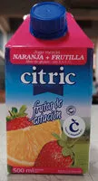 Amount of sugar in jugo de naranja + frutilla