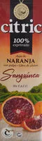 Amount of sugar in Jugo de naranja sanguínea
