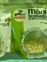 Количество сахара в maní tostado sin piel