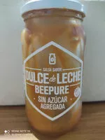 Cantidad de azúcar en Salsa sabor dulce de leche