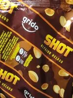 入っている砂糖の量 Alfajor helado shot