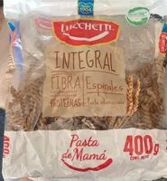 Cantidad de azúcar en PASTA INTEGRAL ESPIRALES
