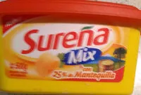 Sokerin määrä sisällä Margarina mix con mantequilla