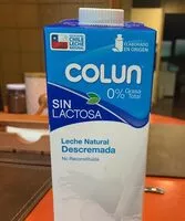 Jumlah gula yang masuk Leche descremada sin lactosa