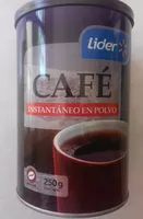 Quantité de sucre dans café instantáneo en polvo