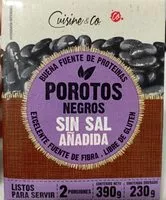 Amount of sugar in Porotos Negros