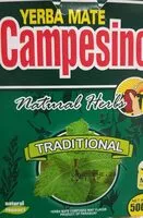Quantité de sucre dans Yerba mate campesino tradicional