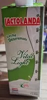 Cantidad de azúcar en Leche descremada