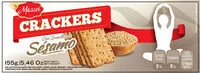 Cantidad de azúcar en Crackers con Semillas de Sésamo