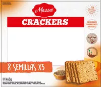 Cantidad de azúcar en Crackers 8 Semillas