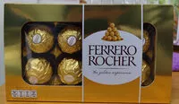 Azúcar y nutrientes en Ferrero rocher