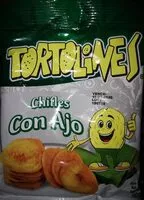 入っている砂糖の量 Chifles con ajo