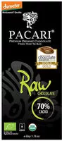 चीनी की मात्रा Raw Chocolate 70% Cacao