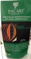 चीनी की मात्रा Cobertura chocolate ecologico