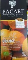 चीनी की मात्रा Organic chocolate with orange essence