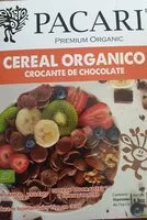 चीनी की मात्रा Cereal orgánico chocolate