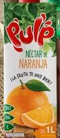 Sucre et nutriments contenus dans Pulp