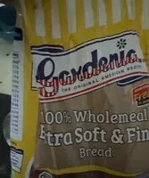Sokerin määrä sisällä Gardenia whole meal bread