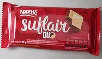 Zuckermenge drin Chocolate Ao Leite Aerado E Branco Duo Suflair Pacote 80g