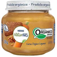Sokerin määrä sisällä Papinha Orgânica Carne, Feijão E Legumes Naturnes Vidro 115g