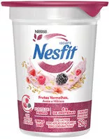 Количество сахара в Iogurte Desnatado Frutas Vermelhas, Aveia E Hibisco Zero Lactose Nesfit Copo 150g