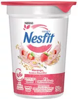 Количество сахара в Iogurte Desnatado Morango, Aveia E Baunilha Zero Lactose Nesfit Copo 150g