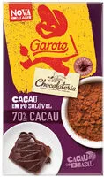 İçindeki şeker miktarı Chocolate Pó Solúvel 70 Cacau Garoto Chocolateria Caixa 200g