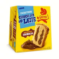 İçindeki şeker miktarı Panettone Recheio Chocolate Ao Leite Garoto Caixa 400g