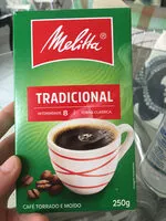 Suhkru kogus sees Café Torrado E Moído Tradicional Melitta Caixa 250g