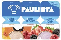 Sokerin määrä sisällä Iogurte Integral Mix De Frutas Frutas Vermelhas Paulista Bandeja 510g 6 Unidades