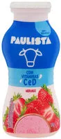 Sokerin määrä sisällä Iogurte Parcialmente Desnatado Morango Paulista Frasco 170g