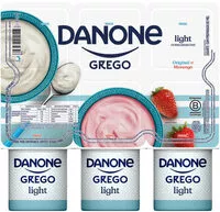 含糖量 Iogurte Parcialmente Desnatado Grego Original Morango Light Danone Bandeja 510g 6 Unidades