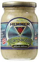 Cantidad de azúcar en Molho Carpaccio Hemmer Vidro 210g