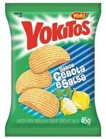 Quantité de sucre dans Batata Frita Ondulada Cebola E Salsa Yoki Yokitos Pacote 45g