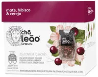 含糖量 Chá Mate Hibisco Cereja Chá Leão Senses Caixa 20g 10 Unidades