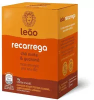 含糖量 Chá Mate Guaraná Leão Recarrega Caixa 16g 10 Unidades