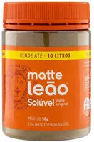 含糖量 Chá Mate Tostado Original Matte Leão Pote 50g