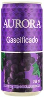 Suhkru kogus sees Suco Gaseificado Integral Uva Tinto Aurora Lata 269ml