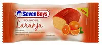 Sokerin määrä sisällä Bolinho Laranja Seven Boys Pacote 30g
