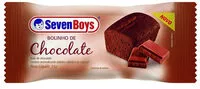 Sokerin määrä sisällä Bolinho Chocolate Seven Boys Pacote 30g