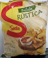 Amount of sugar in Batata Pré Frita Rústica Congelada Sadia Pacote 1,05kg
