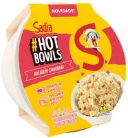 Amount of sugar in Macarrão Com Bacon Carbonara Sadia Hot Bowls Pote 300g