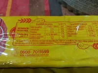 चीनी की मात्रा Biscoito Cream Cracker Bauducco Levíssimo Pacote 200g