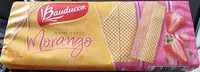 चीनी की मात्रा Biscoito Wafer Recheio Morango Bauducco Pacote 140g