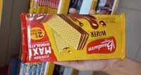 चीनी की मात्रा Biscoito Wafer Recheio Chocolate Bauducco Maxi Pacote 117g
